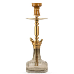 COCOYAYA Valencia Hookah - Golden & Grey Base
