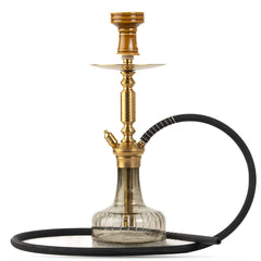 COCOYAYA Valencia Hookah - Golden & Grey Base