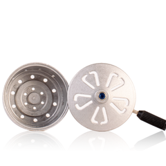 Alpha HMD - Hookah Heat Management Device (Silver)