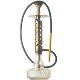COCOYAYA Crucio Hookah (Ferro Series) - Bronze Stem & Transparent Base