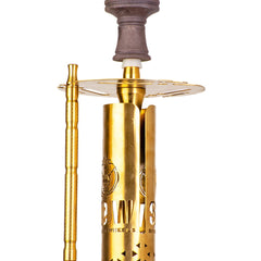 COCOYAYA Vivanta Hookah (Ferro Series) - Gold Stem & Black Base