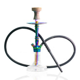 COCOYAYA Barcelona Hookah - Rainbow & Transparent Base