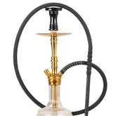 COCOYAYA Barcelona Hookah - Golden & Transparent Base