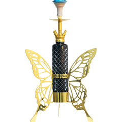 COCOYAYA Butterfly Hookah - Golden & Black Bottle