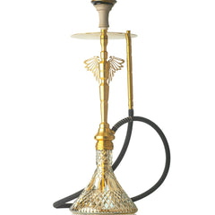 COCOYAYA Falcon Hookah (Angel Series) - Gold Stem & Gold Base