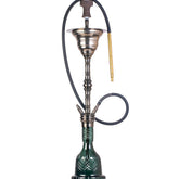 COCOYAYA Gamaliya Arabia Grande Hookah - Bronze Stem & Green Base