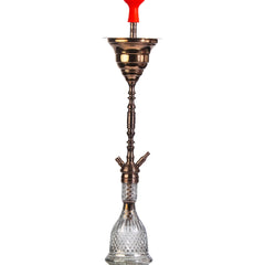 COCOYAYA Gamaliya Hani Hookah - Bronze Stem & Grey Base
