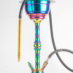COCOYAYA Gamaliya Persia Hookah - Rainbow Stem & Grey Base