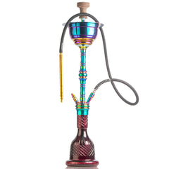 COCOYAYA Gamaliya Persia Hookah - Rainbow Stem & Purple Base
