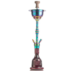 COCOYAYA Gamaliya Persia Hookah - Rainbow Stem & Purple Base