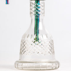 COCOYAYA Gamaliya Persia Hookah - Rainbow Stem & Transparent Base