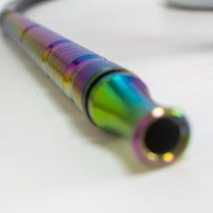 COCOYAYA King Series Hookah - Rainbow Stem (White Base)