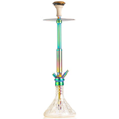 COCOYAYA King Series Hookah - Rainbow Stem (Transparent Base)