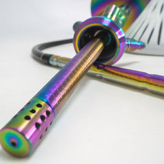 COCOYAYA King Series Hookah - Rainbow Stem (White Base)