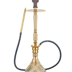 COCOYAYA King Series Vilo Hookah - Golden Stem & Gold Base