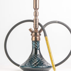 COCOYAYA King Series Hookah - Bronze Stem (Black Base)