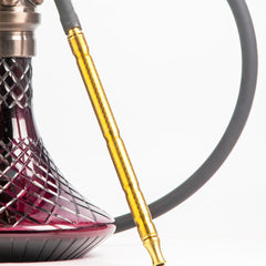 COCOYAYA King Series Hookah - Bronze Stem (Purple Base)