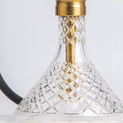 COCOYAYA King Series Hookah - Gold Stem (Transparent Base)