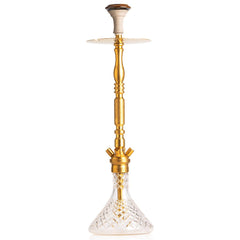 COCOYAYA King Series Hookah - Gold Stem (Transparent Base)