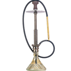 COCOYAYA King Series Spiral Hookah - Bronze Stem & CGB Base