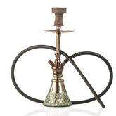 COCOYAYA Izzy Hookah - Bronze Stem & Cut Glass Base
