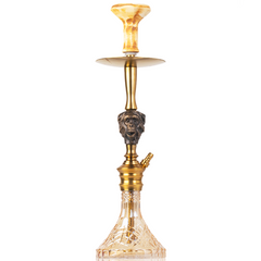 COCOYAYA Mojo Bohemian Hookah - Gold Stem & Transparent Base
