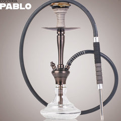 COCOYAYA Pablo Hookah - Bronze Stem & Transparent Base