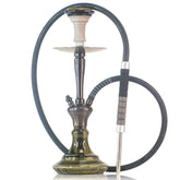 COCOYAYA Pablo Hookah - Bronze Stem & Grey Base