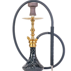 COCOYAYA Simba Hookah - Gold Stem & Black Base