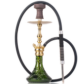 COCOYAYA Simba Hookah - Light Green Base & Golden Stem