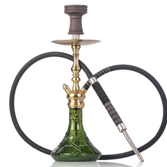 COCOYAYA Simba Hookah - Light Green Base & Golden Stem