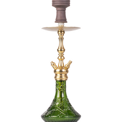 COCOYAYA Simba Hookah - Light Green Base & Golden Stem