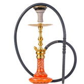 COCOYAYA Simba 2. 0 Hookah - Gold Stem & Orange Base