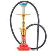 COCOYAYA Simba 2.0 Hookah - Gold Stem & Red Base