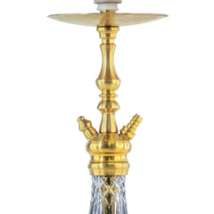 COCOYAYA Simba Hookah - Golden (Cut Glass Base)