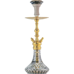 COCOYAYA Simba Hookah - Golden (Cut Glass Base)