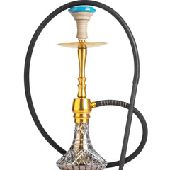 COCOYAYA Tokyo X Hookah - Golden Stem & Cut Glass Base