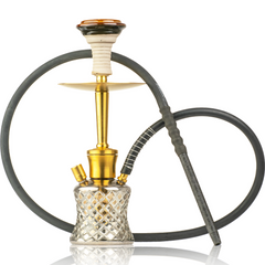 COCOYAYA Tom 2.0 Hookah - Gold Stem & Cut Glass Base