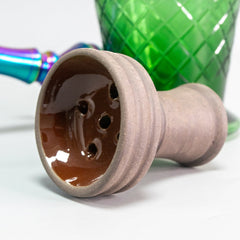 COCOYAYA VIP Amy Hookah - Rainbow Stem & Green Base