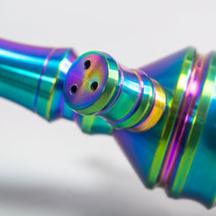 COCOYAYA VIP Amy Hookah - Rainbow Stem & Green Base