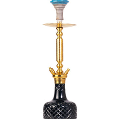 COCOYAYA Valencia Hookah - Gold Stem & Black Base