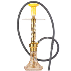 COCOYAYA Valeria Hexa Hookah - Gold Stem & Gold Base