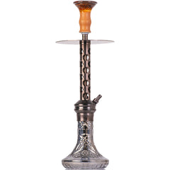 COCOYAYA Valeria Hexa Hookah - Bronze Stem & Grey Base