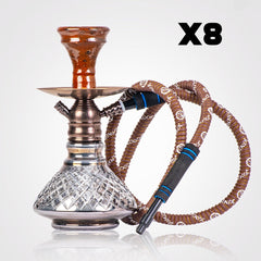COCOYAYA X8 Hookah - Bronze & Cut Glass Base