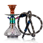 COCOYAYA X8 Hookah - Rainbow & Cut Glass Base