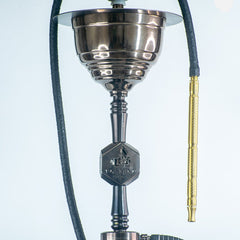 COCOYAYA Yara Yasmine Palace Hookah - Bronze Stem (Transparent Base)