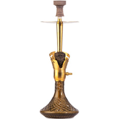 COCOYAYA Baku Gorilla Hookah - Golden (Grey Base)