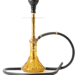 COCOYAYA Britto Hookah - Gold & Amber Base