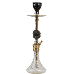 COCOYAYA Cigar Hookah (Bohemian Series) - Golden & Transparent