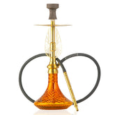 COCOYAYA Draco Hookah - Golden Stem & Amber Base